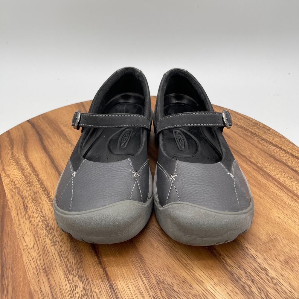 Keen Women's Black and Gray Mary Jane Athletic Shoes - Picture 2 of 8